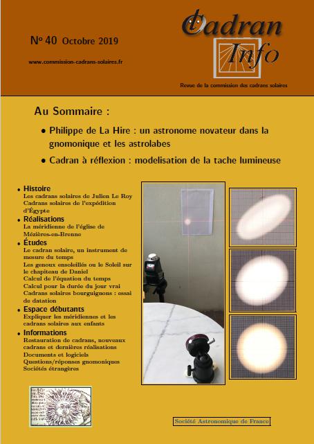 Cadran Info N°40 (PDF en Téléchargement)