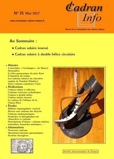 Cadran Info N°35 (PDF en Téléchargement)