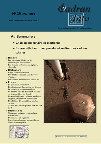 Cadran Info N°39 (PDF en Téléchargement)